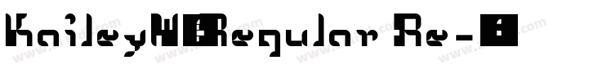 KaileyW05 Regular Re字体转换